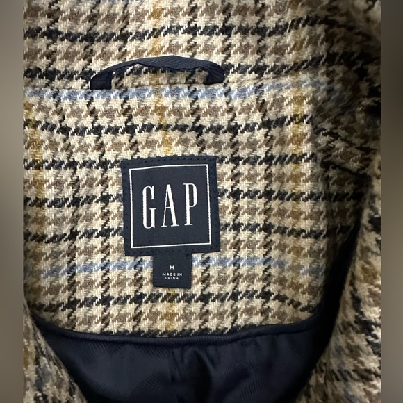 Gap houndstooth spring trench coat. - Picture 8 of 9